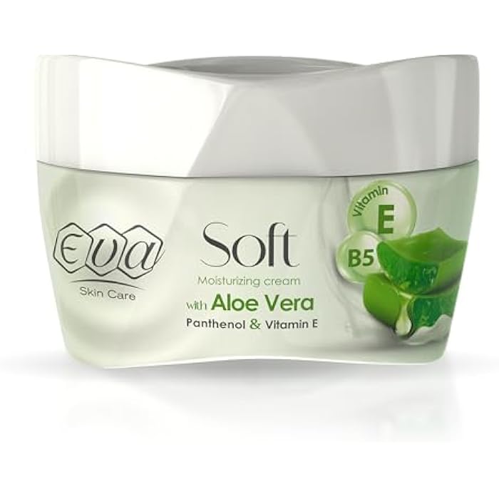 Eva Skin Care Soft Moisturizing Cream with Aloe Vera, Panthenol & Vitamin E 50 Gm - Image 2